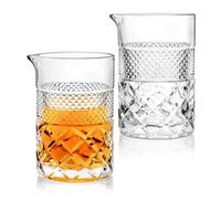 Paysky Confezione da 2 bicchieri da cocktail - Premium 623,7 g - Solidi, stabili, robusti, bicchieri da miscelazione in cristallo per Martini Cocktail