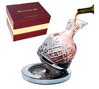 Paysky Decanter per vino in cristallo con decanter per vino, con scatola di lusso. Caraffa per vino rosso, regalo di nozze per uomini o donne, caraffa per vino, regalo di nozze