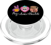 Paz, Amor Y Chocolate Taza De Barro Jarrito Chorreado Mexico PopSockets PopGrip per MagSafe