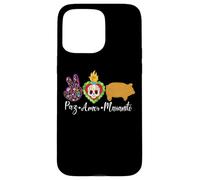 Paz, Amor Y Marranito Pan Dulce De Muerto Custodia per iPhone 15 Pro Max