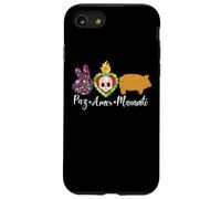 Paz, Amor Y Marranito Pan Dulce De Muerto Custodia per iPhone SE (2020) / 7/8