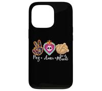 Paz, Amor Y Pan Dulce Dia de Los Muertos Sugar Skull Custodia per iPhone 13 Pro