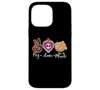 Paz, Amor Y Pan Dulce Dia de Los Muertos Sugar Skull Custodia per iPhone 14 Pro Max