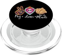 Paz, Amor Y Pan Dulce Dia de Los Muertos Sugar Skull PopSockets PopGrip per MagSafe