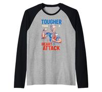 Paziente più Duro di Un Attacco di Cuore Recuperare la chirurgia Maschile Maglia con Maniche Raglan