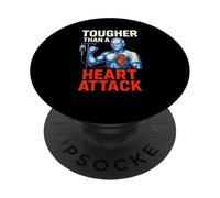 Paziente più duro di un attacco di cuore Recuperare la chirurgia maschile PopSockets PopGrip Adesivo