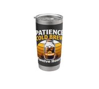 Pazienza Cold Brew Dodici Ore Caffè Freddo Bicchiere termico in acciaio inox doppia parete