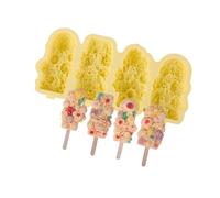 Pazzi Silicone Stampi Stampe A Forma Fiori Iccici Stampi Per Ghiaccioli Cucini Cucina Cucina Caramella Caramella Stampo Per Panorami A Forma Crema