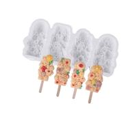 Pazzi Silicone Stampi Stampe A Forma Fiori Iccici Stampi Per Ghiaccioli Cucini Cucina Cucina Caramella Caramella Stampo Per Panorami A Forma Crema