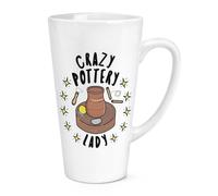 Pazzo Ceramica Donna Stars 483ml Grande Latte Tazza Divertente Potter Mamma Day
