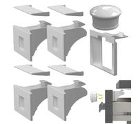 Pazzo di sicurezza per armadi, serrature per armadietti di sicurezza per bambini: fabbri con test per bambini, potente magnete, protezione delle mani, senza perforare per