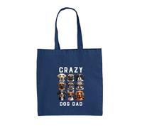 Pazzo Papà Di Cane - Borsa In Tela - Amore Per I Cani E I Labrador