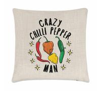 Pazzo Peperoncino Uomo Stars Copricuscino Cuscino Papà Festa Del Papà Fidanzato