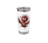 Pazzo Pollo in Tacchi Rosa Colore Bicchiere termico in acciaio inox doppia parete