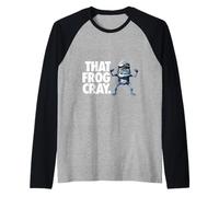 Pazzo Rana Axel F Quel Rana Cray Maglia con Maniche Raglan