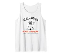 Pazzo Strano Follemente Folle & Nutty Come Un Fruitcake (Divertente) Canotta