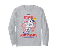 Pazzo Strano Follemente Folle & Nutty Come Un Fruitcake (Divertente) Maglia a Manica