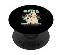 Pazzo Strano Follemente Folle & Nutty Come Un Fruitcake (Divertente) PopSockets PopGrip Adesivo