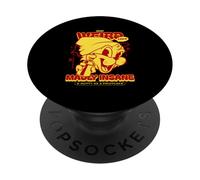 Pazzo Strano Follemente Folle & Nutty Come Un Fruitcake (Divertente) PopSockets PopGrip Adesivo