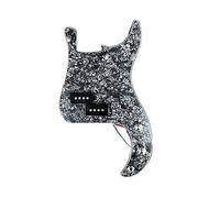 PB Bass Prewired Loaded Pickguard ScratchPlate Con Pickup Per Basso A 4 Corde (Color : Bk)