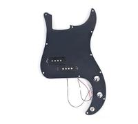 PB Bass Prewired Loaded Pickguard ScratchPlate Con Pickup Per Basso A 4 Corde (Color : Bk Pickguard)