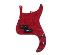 PB Bass Prewired Loaded Pickguard ScratchPlate Con Pickup Per Basso A 4 Corde (Color : Crimson)
