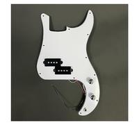 PB Bass Prewired Loaded Pickguard ScratchPlate Con Pickup Per Basso A 4 Corde (Color : WhIte 2)