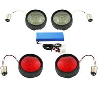 PB-HD-BB-B SIGNAL BLLT 02-11 BLK KIT HARLEY FLHR 1584 ABS ROAD KING 2008