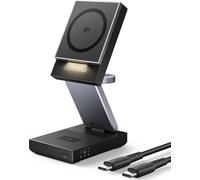 PB MagPro 3 in 1 pieghevole USB C + cbl USB C/C nero