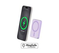 PB MagSafe 5000mAh mini magnete USB C 15W viola