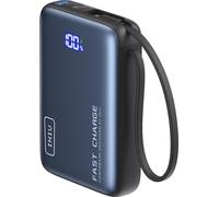 INIU - Powerbank Pocket 20000mah 65w Con 2 Porte Usb-a/usb-c Ultra Fast, Nero - SPEDIZIONE GRATUITA