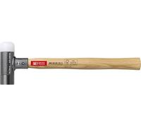 PB Swiss Tools Martello in plastica PB 304 con manico in legno hickory, senza contraccolpo, 100% Swiss Made, garanzia a vita, taglia 1