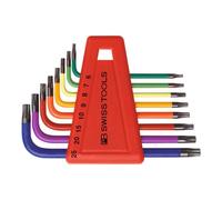 PB Swiss Tools - Set di 8 cacciaviti a testa angolare per Torx, verniciate a polvere