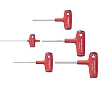 PB Swiss Tools Set di cacciaviti con impugnatura a T PB 1555 | 100% Swiss Made | Set di 5 cacciaviti esagonali con impugnatura a T, dimensioni 3-8 mm