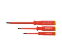 PB SWISS TOOLS - Set di giraviti per viti con impronta a croce Phillips, Classic interamente isolati, Numero di giraviti: 3 3