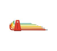 PB SWISS TOOLS Set di chiavi maschio esagonali piegate lunghe termoverniciata, 7pz. Quantità:1