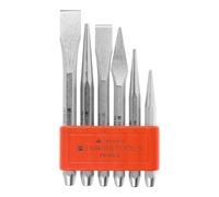 PB SWISS TOOLS Set di punteruoli e scalpelli con supporto di plastica qualità speciale, 6pz. Quantità:1