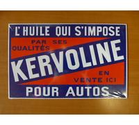 PB8 PLAQUES PUB tolée L'age d'or de l'Automobile : KERVOLINE 3019 cm n°58
