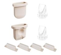 PBAHAUP 8 Pezzi di Ricambio per eufy Tiralatte, Include Diaframmi in Silicone Valvole a Becco d'Anatra e Copri-Ugelli Accessori per Tiralatte Resistenti Compatibili con eufy S1 Pro/S1/E10/E20