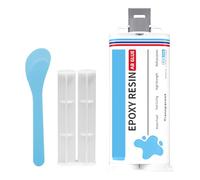 PBAHAUP Colla Epossidica Bicomponente Trasparente, Resina Epossidica Per Riparazioni Fai Da Te, Adesivo Universale Forte Per Legno Metallo Vetro Plastica, Per Interni Ed Esterni