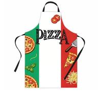 PBAHAUP Grembiule Pizzaiolo Uomo, Grembiule Pizza Personalizzato, Idea Pizzaiolo, Design Bandiera Italiana, Adatto Uomo Donna, Ideale per Grigliate, Ristoranti e Uso Domestico (A)