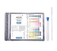 PBAHAUP Strisce Test Acqua 7in1 per Acquario, Laghetto e Acqua Potabile, Analisi Professionale di PH, KH, Cloro, Nitrati, Nitriti e Ammoniaca, Kit di Controllo Completo (60 Strisce, 1 Confezione)