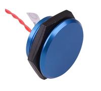 PBAM1AF1002 APEM Interruttore Piezo Precablaggio 30mm Momentaneo NO Blu IP68