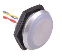PBAM4AF0002D0S APEM LED Rosso 12VDC Momentanea N 30mm Piezo Switch Precablati