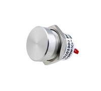 PBAR1AF0000 Interruttore: piezoelettrico Pos: 2 SPST-NO 0,2A/24VDC IP68 Ø16mm...