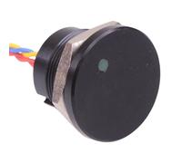 PBAR2AF2000L0G APEM LED Verde 5VDC Momentanea N 22mm Piezo Switch Precablati