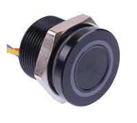 PBAR9AF2000A0W APEM LED Bianco 5VDC Momentanea N 19mm Piezo Switch Precablati