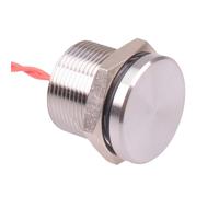 PBAR9AFB026 APEM Interruttore Piezo Momentaneo NO 19mm Inox IP68 Precablaggiato