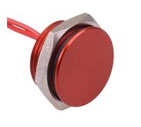 PBAT5AF6000 APEM Interruttore A Pulsante Rosso Piezo Precablaggato IP68