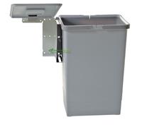 PBD AA SG44 Pattumiera cucina sottolavello estraibile girevole 1 secchio da anta